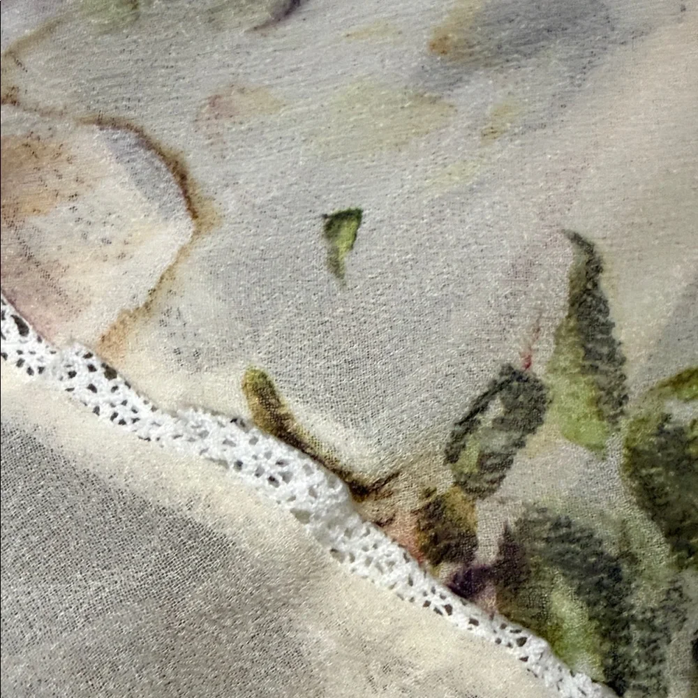Haute Hippie Olive cream blouse with olive green pants
